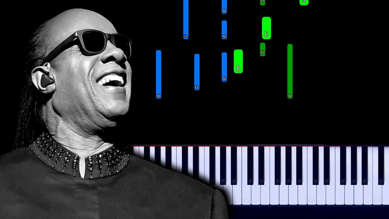 Stevie Wonder - Free Piano Tutorial