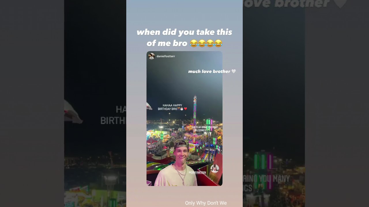 Why Don't We Instagram Stories