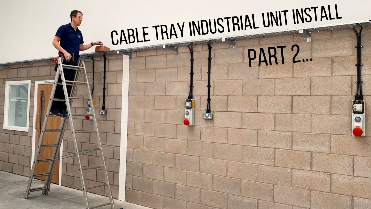Cable Tray, Three Phase Sockets & SWA Cable Install - Part 2