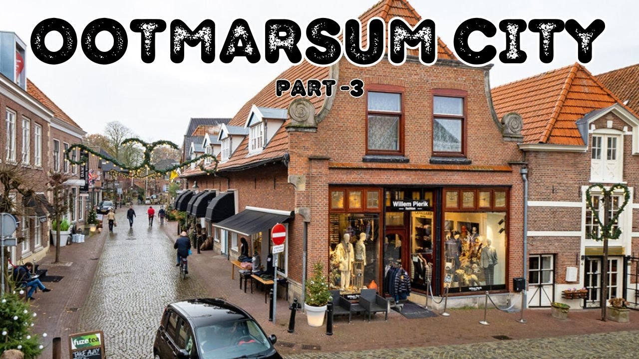 Walking through the center of Ootmarsum The Netherlands part 3🌤️Ootmarsum town | Twente