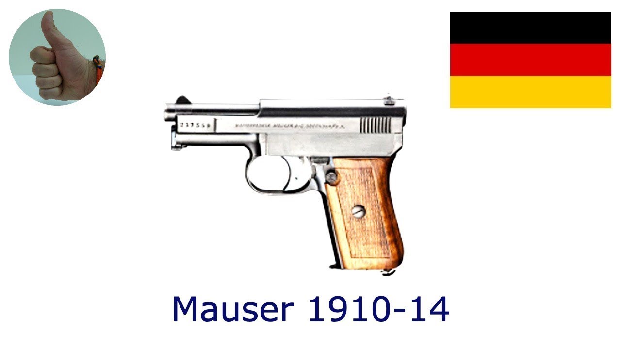 Mauser 1910/14 New Model (1st variant), 6,35 mm Browning (6,35x16 mmSR/.25 Auto)
