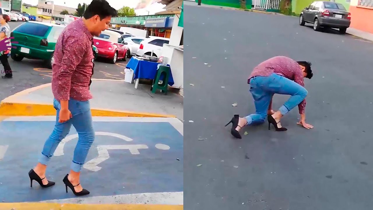 ¿Te pondrías en mis zapatos? [Un HOMBRE en TACONES]