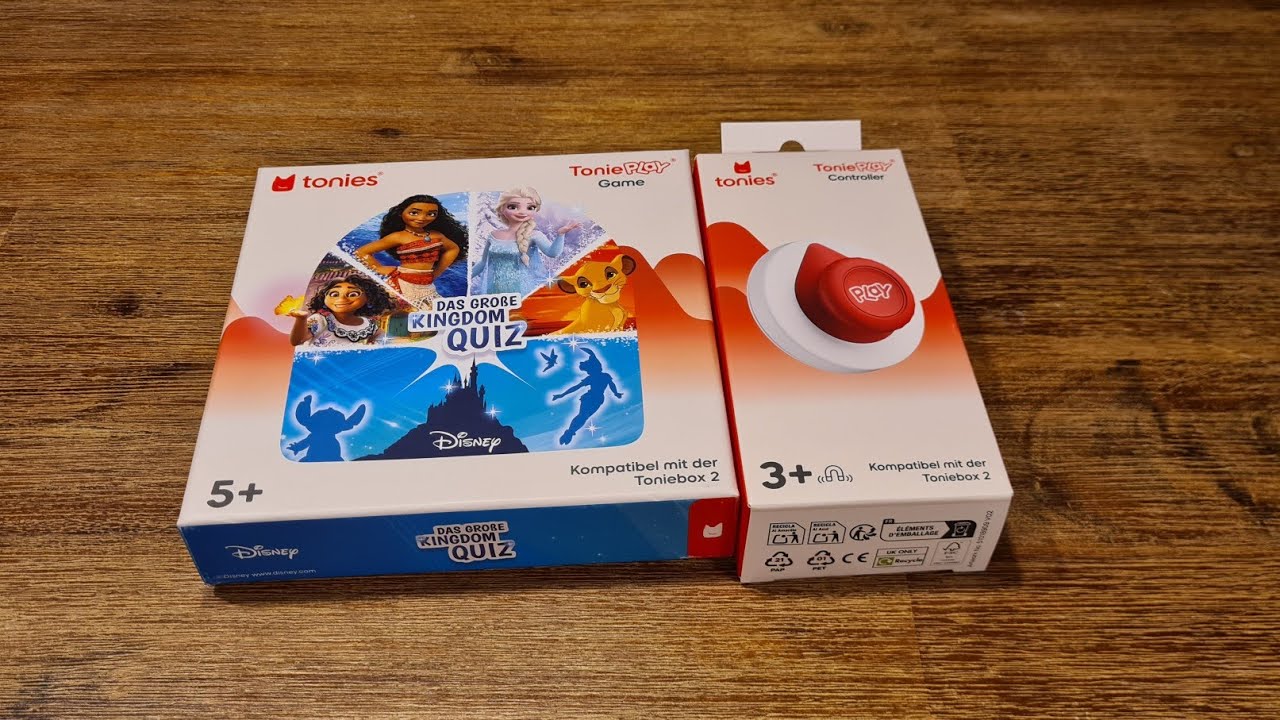 Tonie Play Unboxing 🎉 | Disney Kingdom Quiz + Play Button für die Toniebox 2