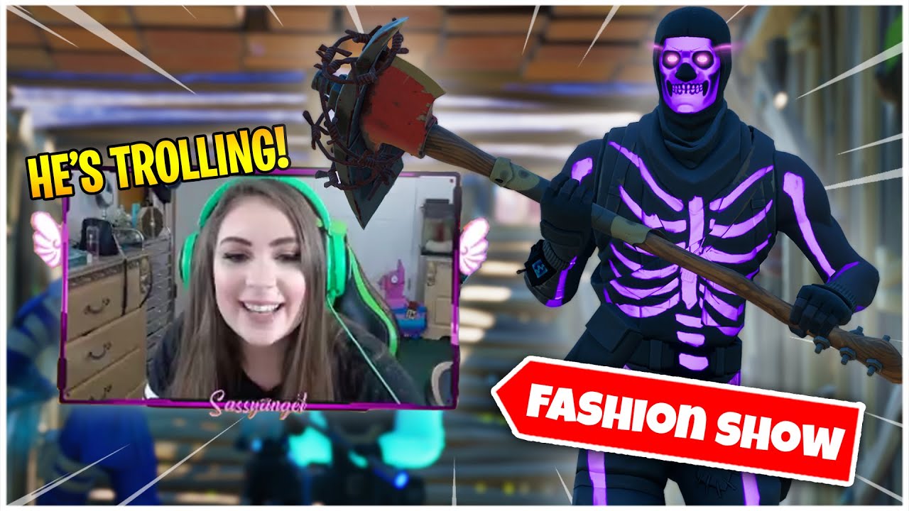 WE TROLLED FORTNITE FASHION SHOWS..