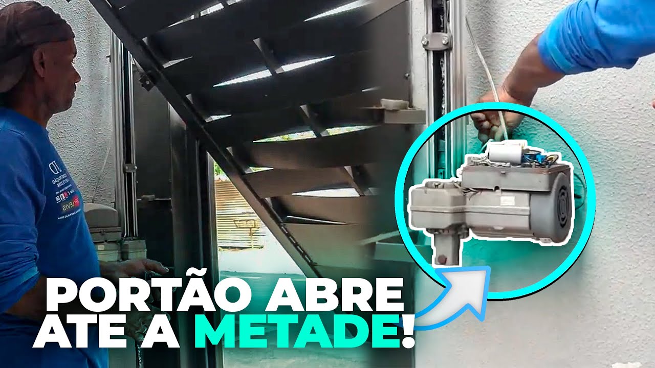 Meu Portão abre ate a metade, O que fazer? |Aprenda a consertar um portão que não abre completamente