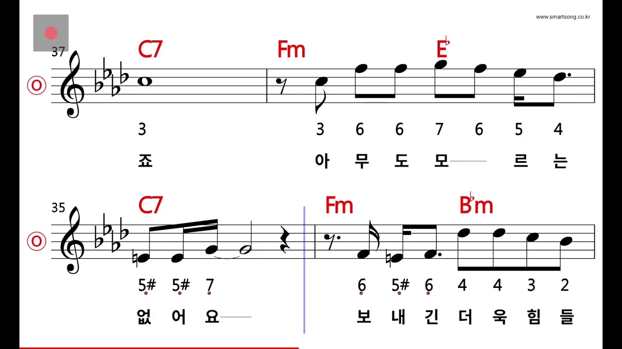 최유나 - 숨겨진 소설 MR
