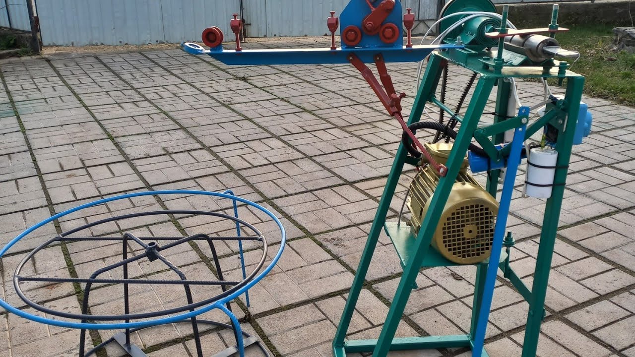 Установка станка рабица в гараж.