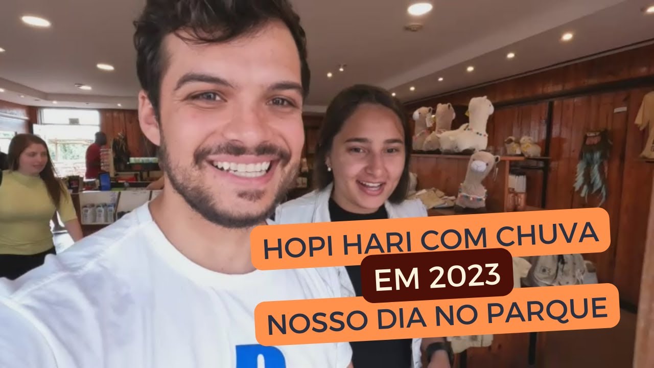 HOPI HARI 2023 | UM DIA COM A GENTE NO PARQUE (com chuva)