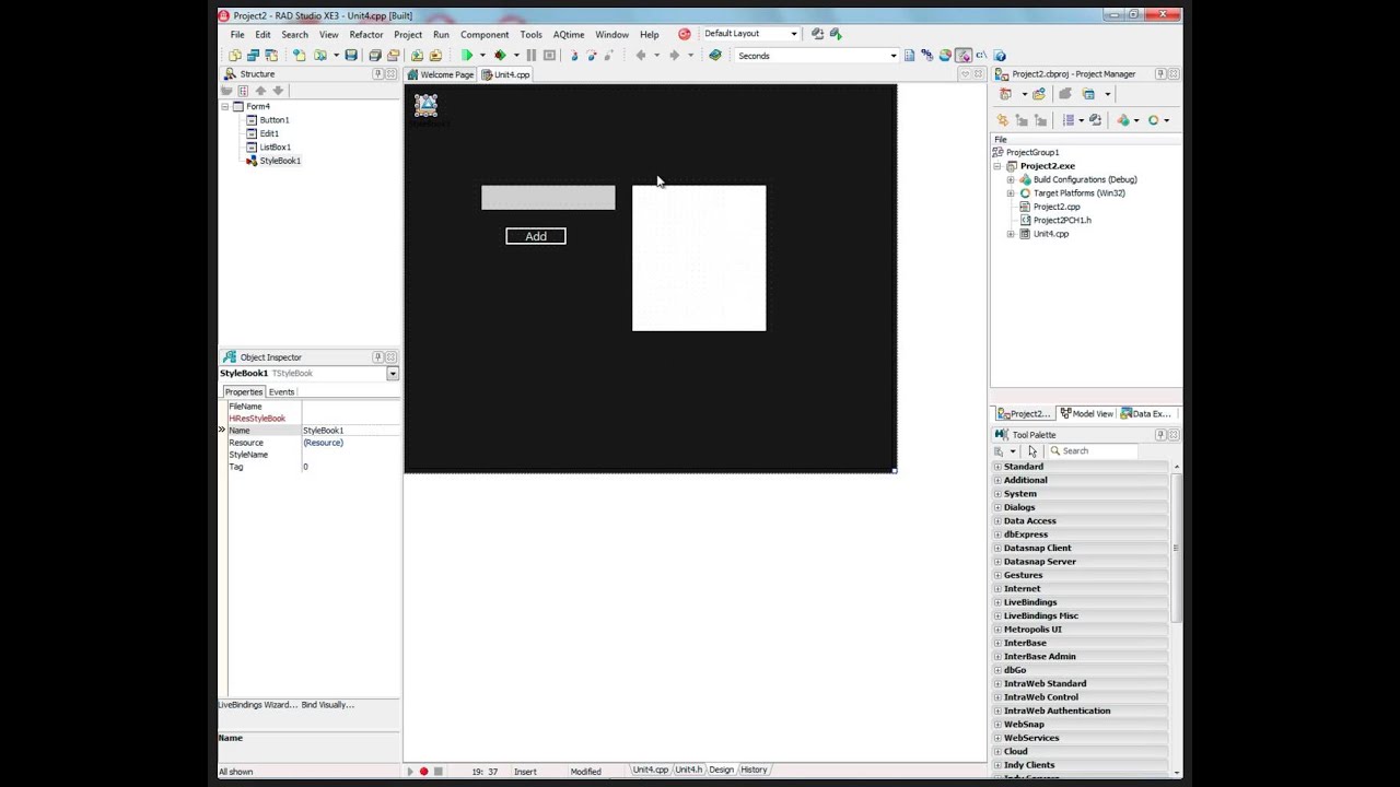 January 5, 2013 - Using the Metropolis UI in your Existing C++ VCL and FireMonkey Applications