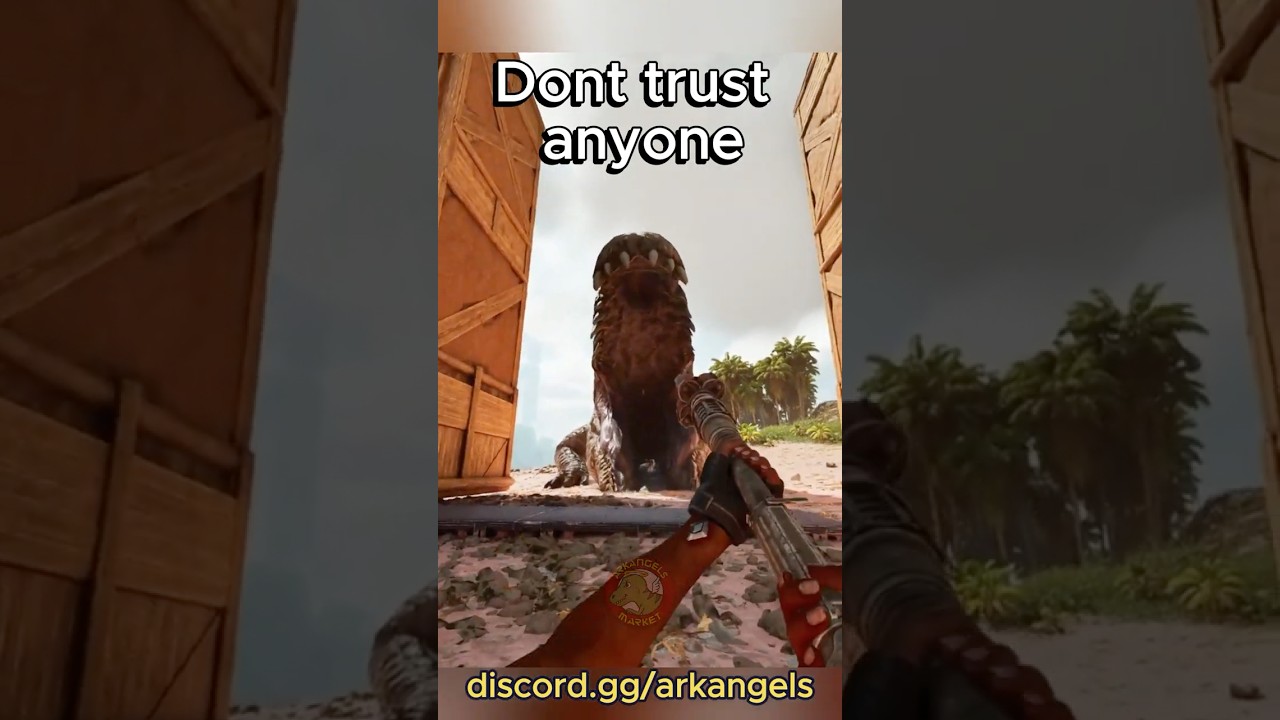 Don't trust anyone on ARK! #arkascended #arksurvivalevolved  #arksurvivalascended  #survivetheark
