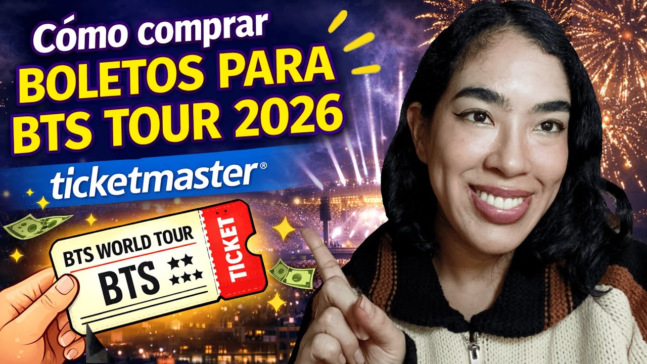 como comprar boletos para el BTS World Tour 2026 en Ticketmaster paso a paso/ tutorial y consejos