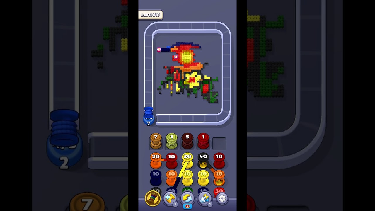 Yarn Loop Level 610 Super Hard Level Walkthrough (Easy Guide)