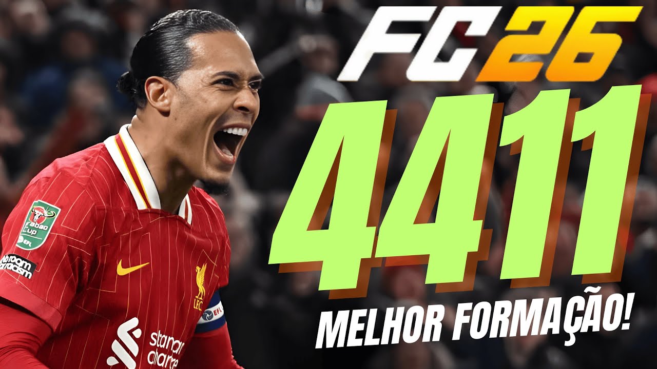 🔥 FORMAÇÃO 4-4-1-1 NO EA FC 26 | TÁTICA META PRA GANHAR TODAS