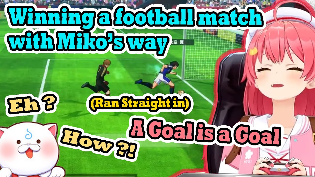 Miko scream and glitch her way to win a football match left 35p Speechless【Sakura Miko】