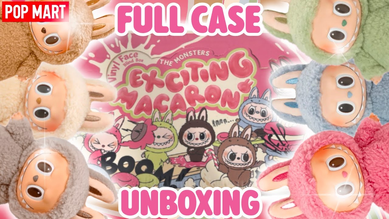 Unboxing A Full Case Of Exciting Macaron Labubu's!