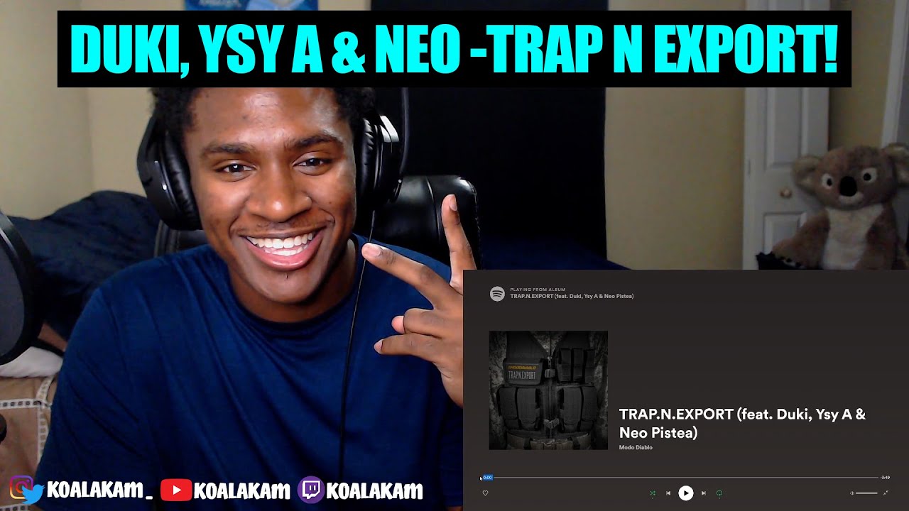 Duki, YSY A & Neo Pistea - Trap N Export (REACTION!)