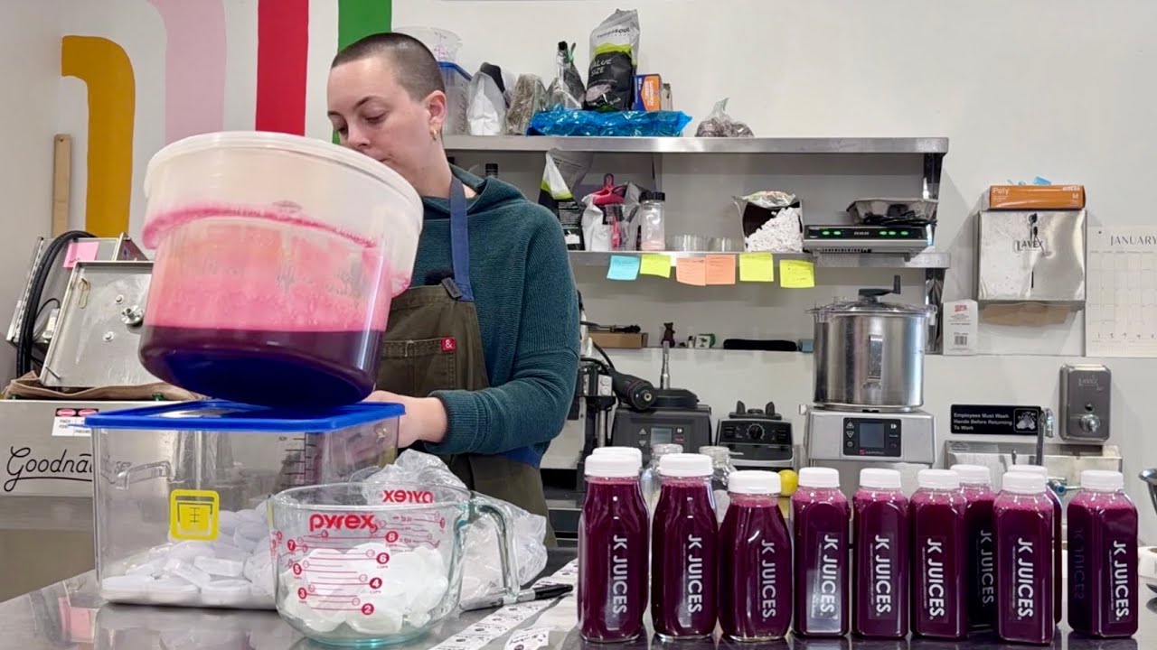 Cold Pressed Blueberry Juice 