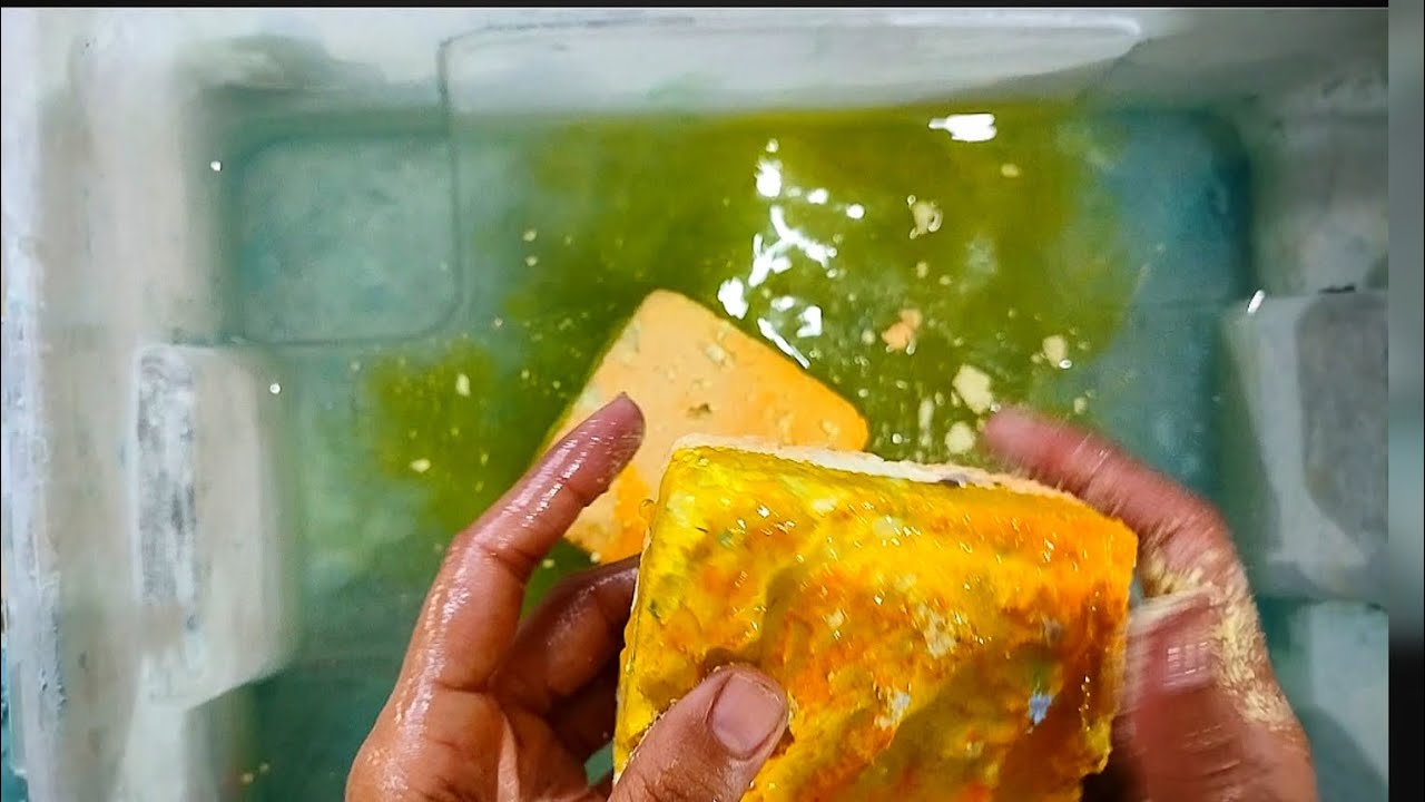 Blue / yellow hydrophobic crush+Melting  grey platter ❤️