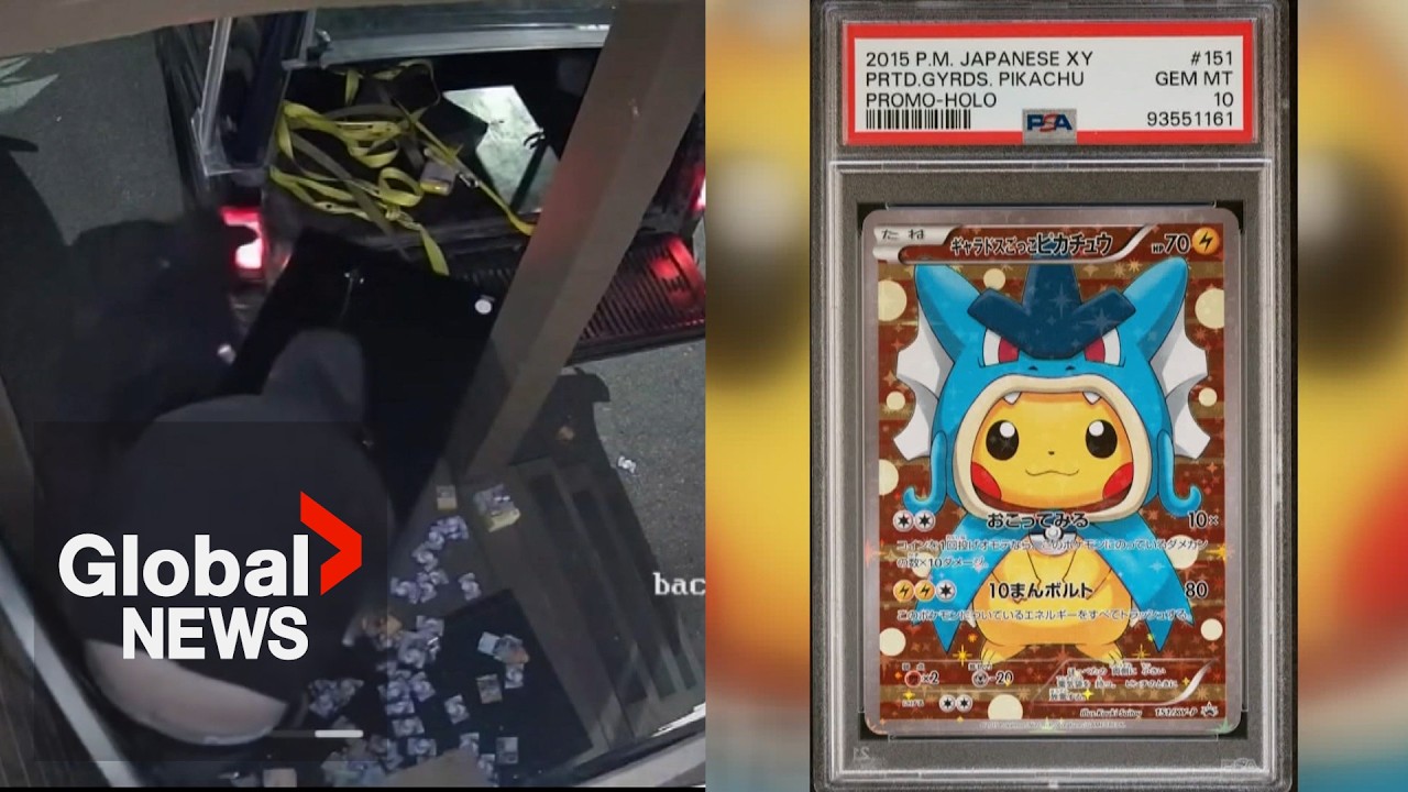 Thieves steal more than $60K in goods from BC store, including $19K Pok&eacute;mon card