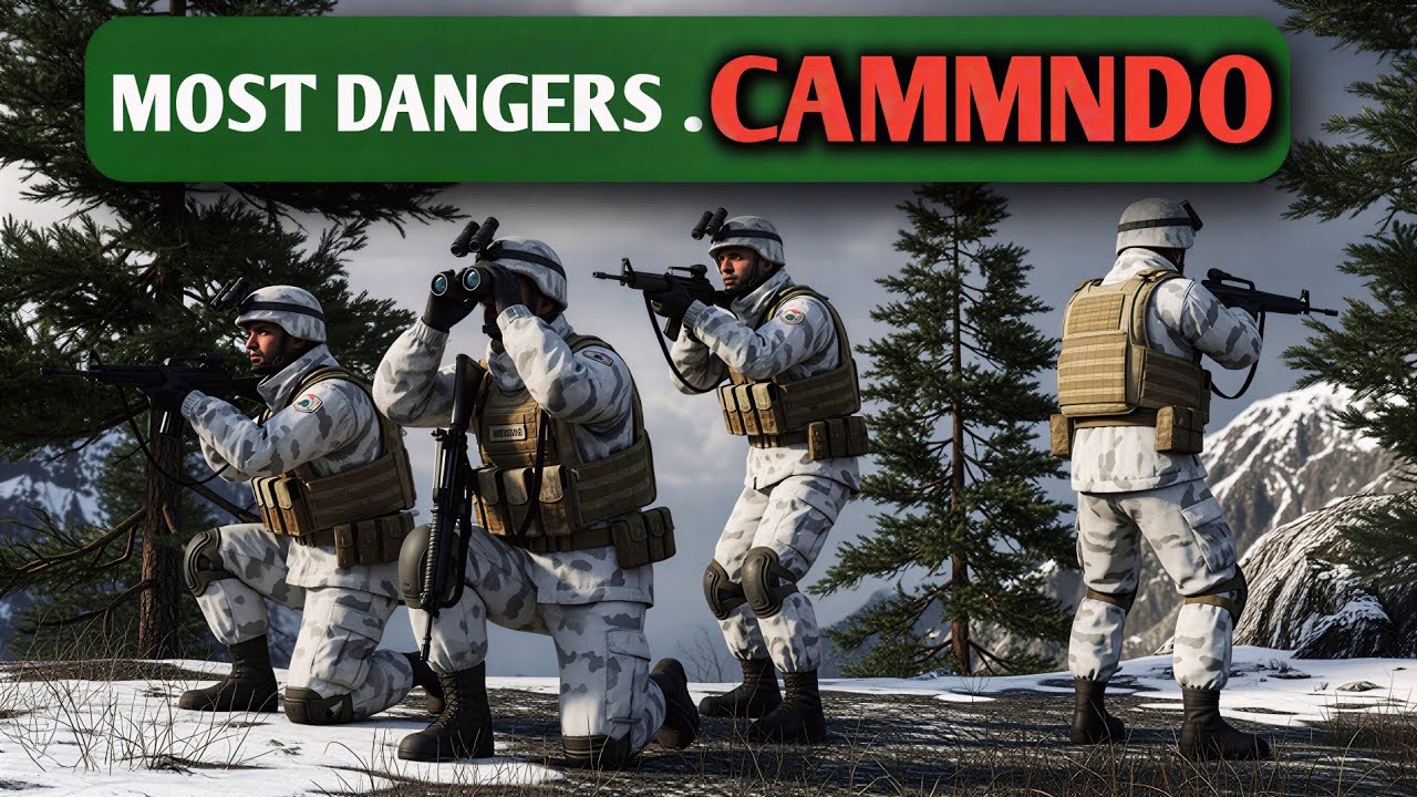 India Most 5 POWERFULL COMMANDO team
