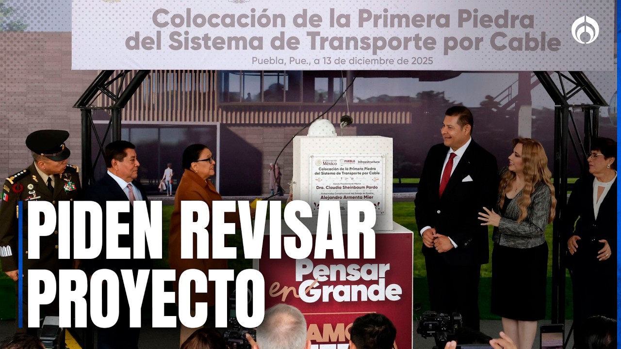 Protestan en Puebla contra cablebús; acusan riesgos ambientales