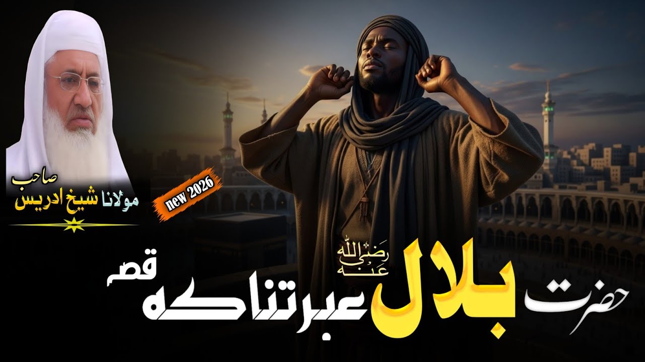 Mulana Sheikh Idrees Seb Bayan | Hazrat Bilal (RA) Da Iman Aw Qurbanay Kissa | Pahsto Bayan 