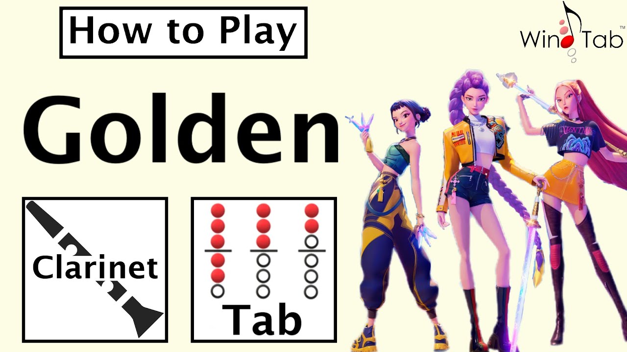 How to Play Golden on Flute | Notes with Tab