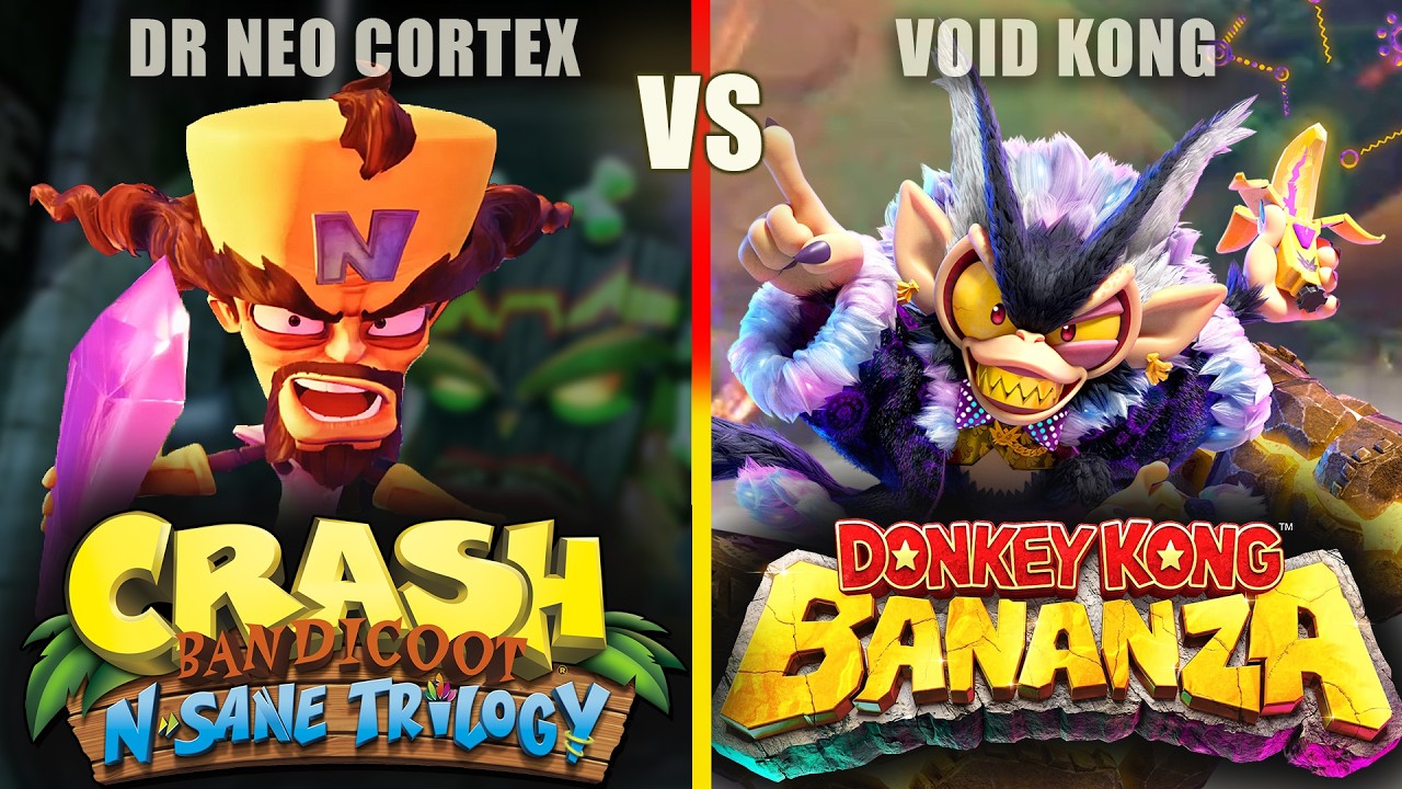 Dr Void Cortex  🎶 Crash 2 & 3 / Donkey Kong Bananza Medley-MASHUP