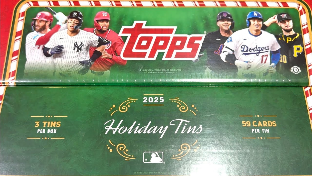 НОВИНКА! Праздничные банки Topps 2025 года!