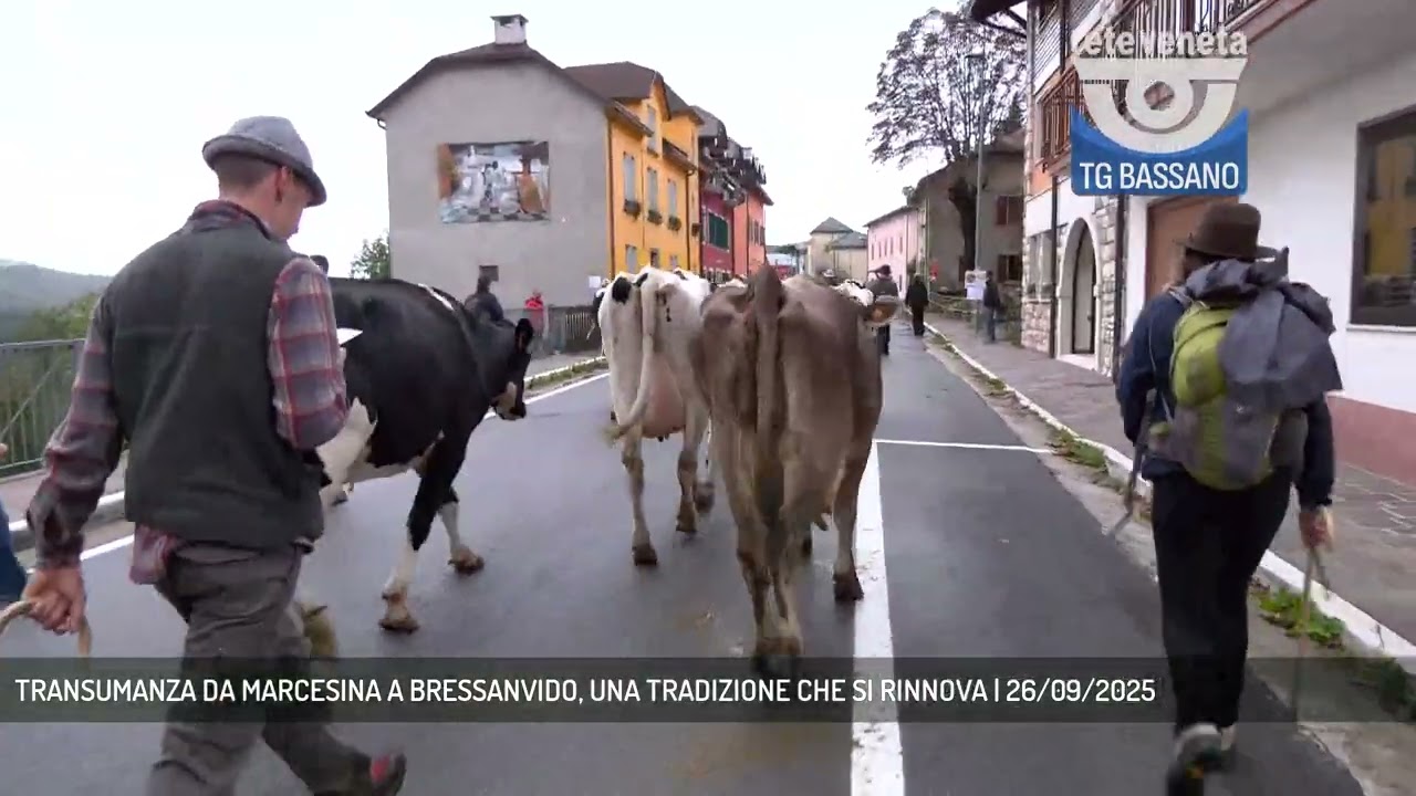 TRANSUMANZA DA MARCESINA A BRESSANVIDO, UNA TRADIZIONE CHE SI RINNOVA | 26/09/2025