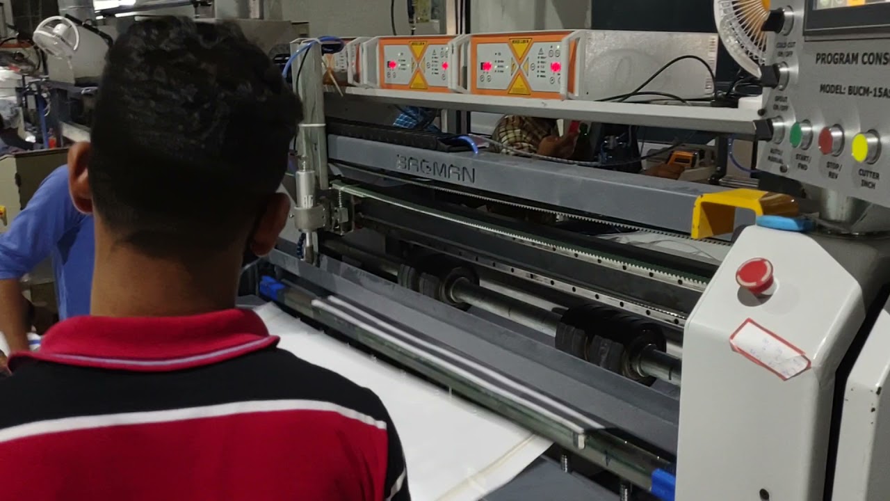 Jumbo Bag, PP/HDPE Woven sack Ultrasonic Cutting Machine from Bagman Machinery