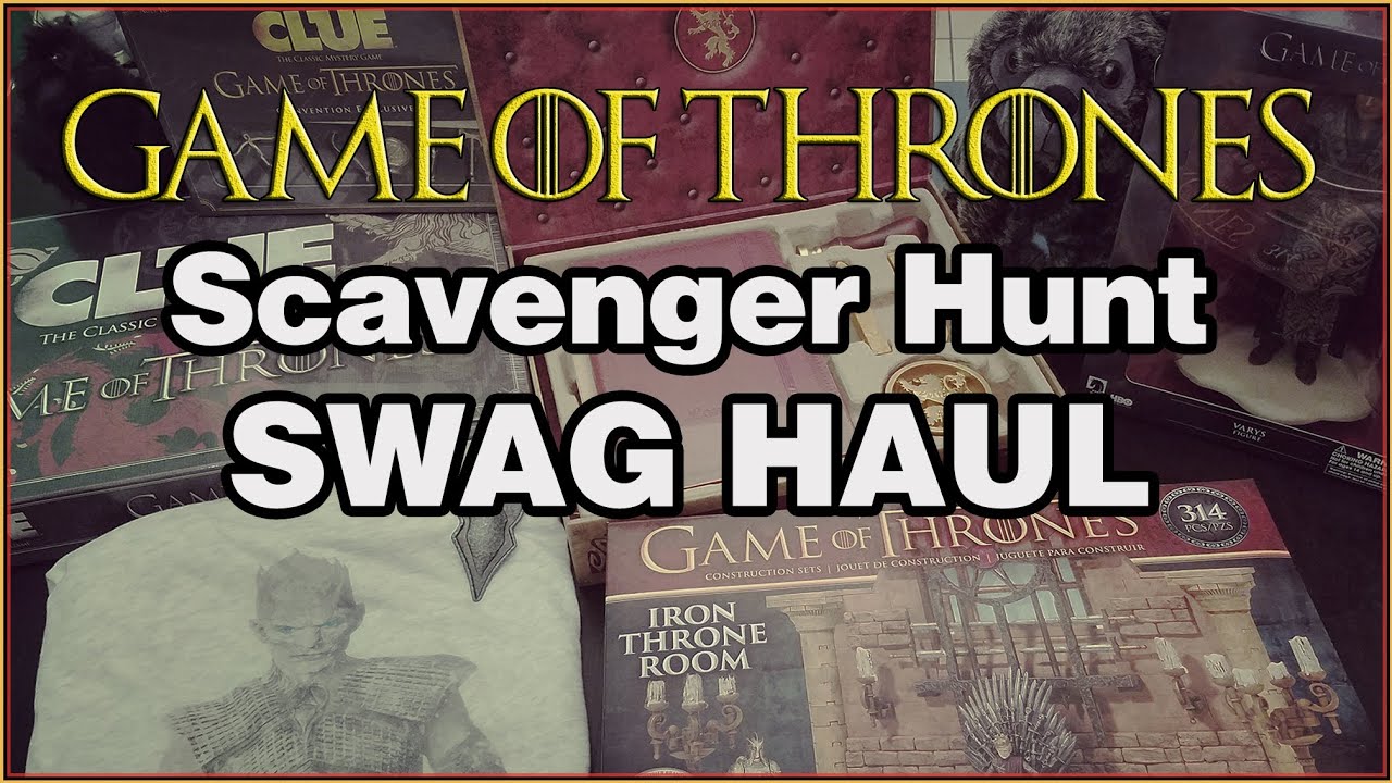 Game of Thrones Scavenger Hunt SWAG HAUL