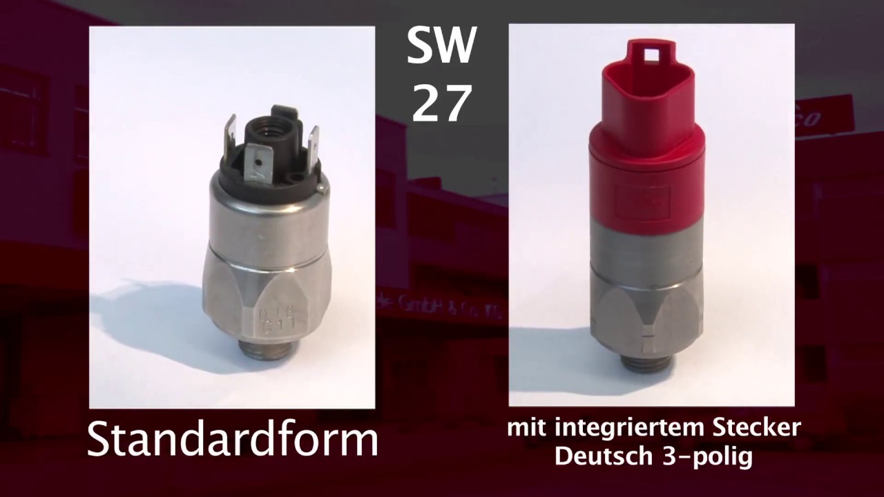 Schaltpunkteinstellung bei Druckschaltern