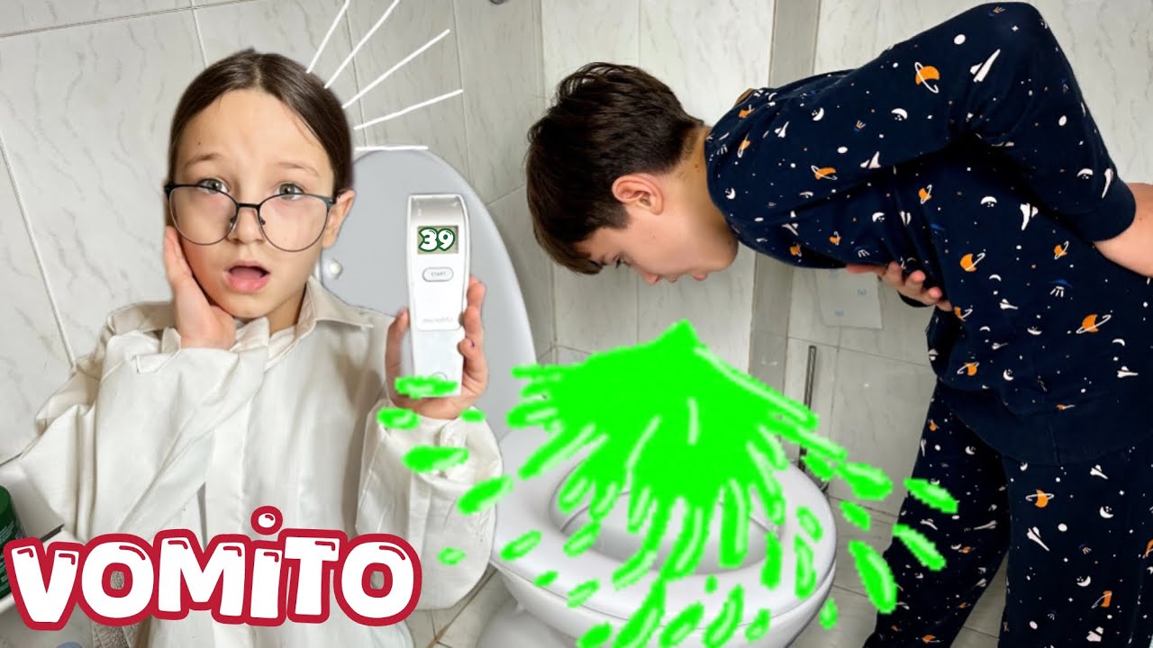 KEVIN SI SENTE MALE E VOMITA!