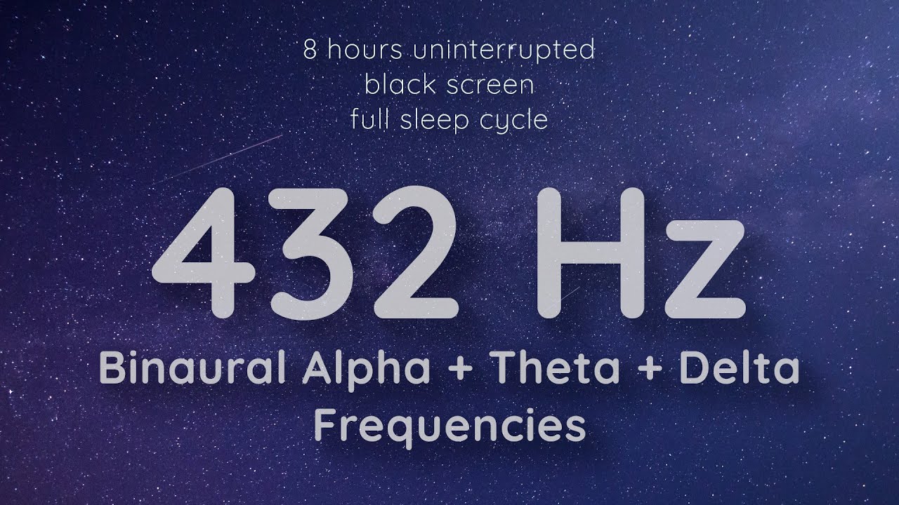8-Hour Deep Sleep Binaural Beats | Theta & Delta Meditation for Restorative Sleep | No Music/Vocals