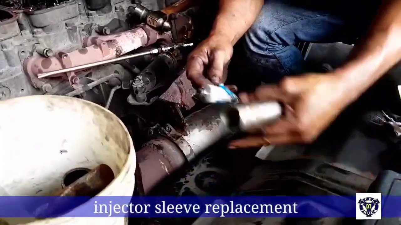 injector sleeve replacement🚚🔨🛠️🔧A.K.A replacement of diesel injector sleeve