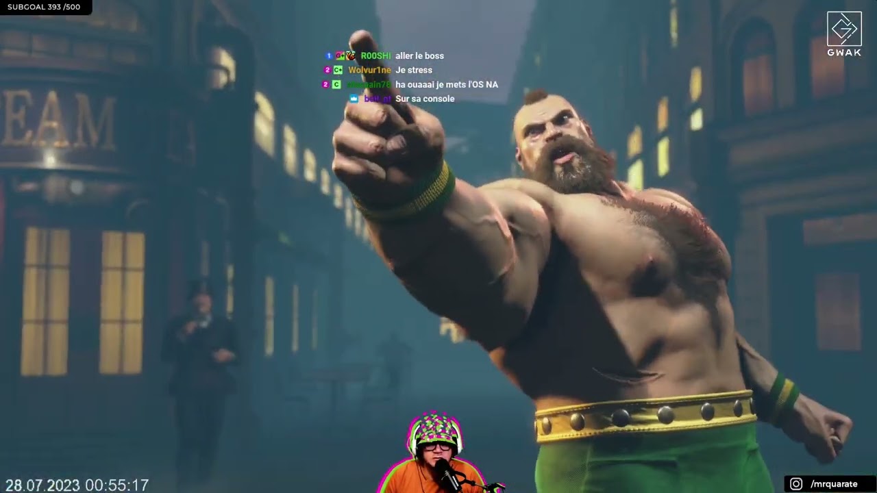 STREET FIGHTER GWAKBET : On regarde des maths au pif et on pari des points de chaine dessus !