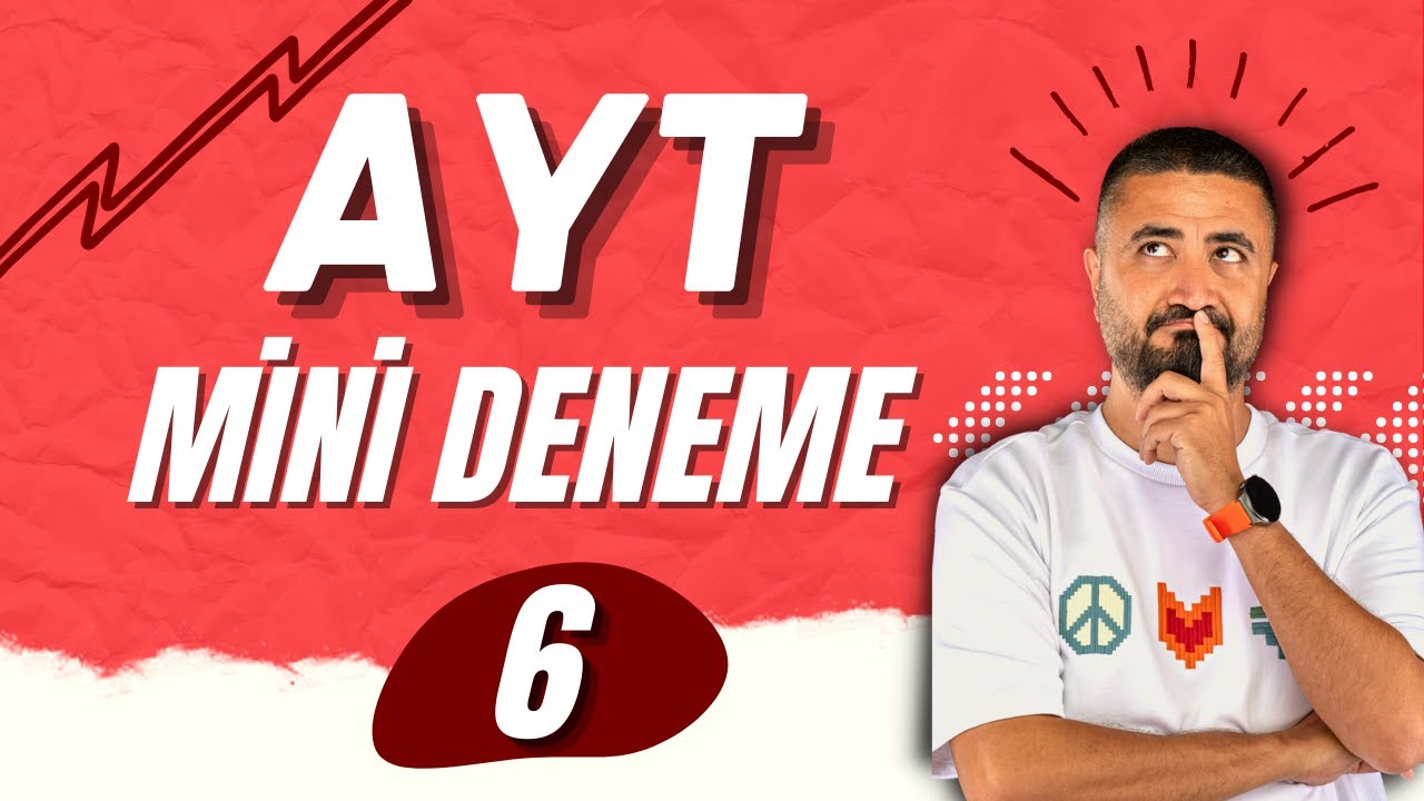 En Güzel Tekrarlar Rehber Matematik ile Başlar | AYT MİNİ DENEME 6 | Rehber Matematik