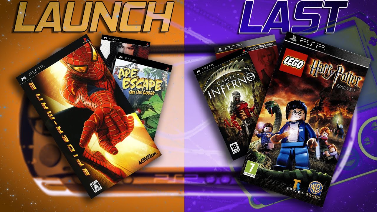 PSP: Launch Titles vs Last Titles