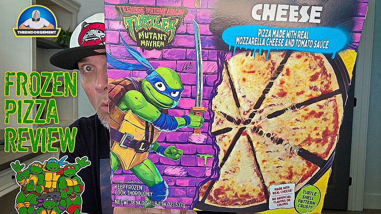 Teenage Mutant Ninja Turtles® Frozen Pizza Review! 🥷🐢🍕 | Mutant Mayhem Movie! | theendorsement