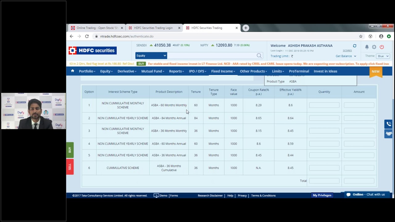 How to Apply in L&T Finance Ltd  NCD | HDFC Securities