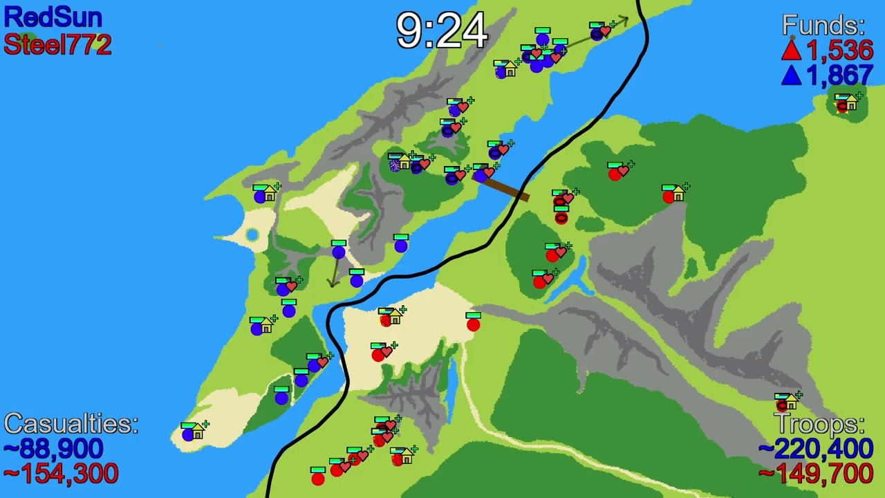 Gallipoli Campaign with RedSun // War of Dots