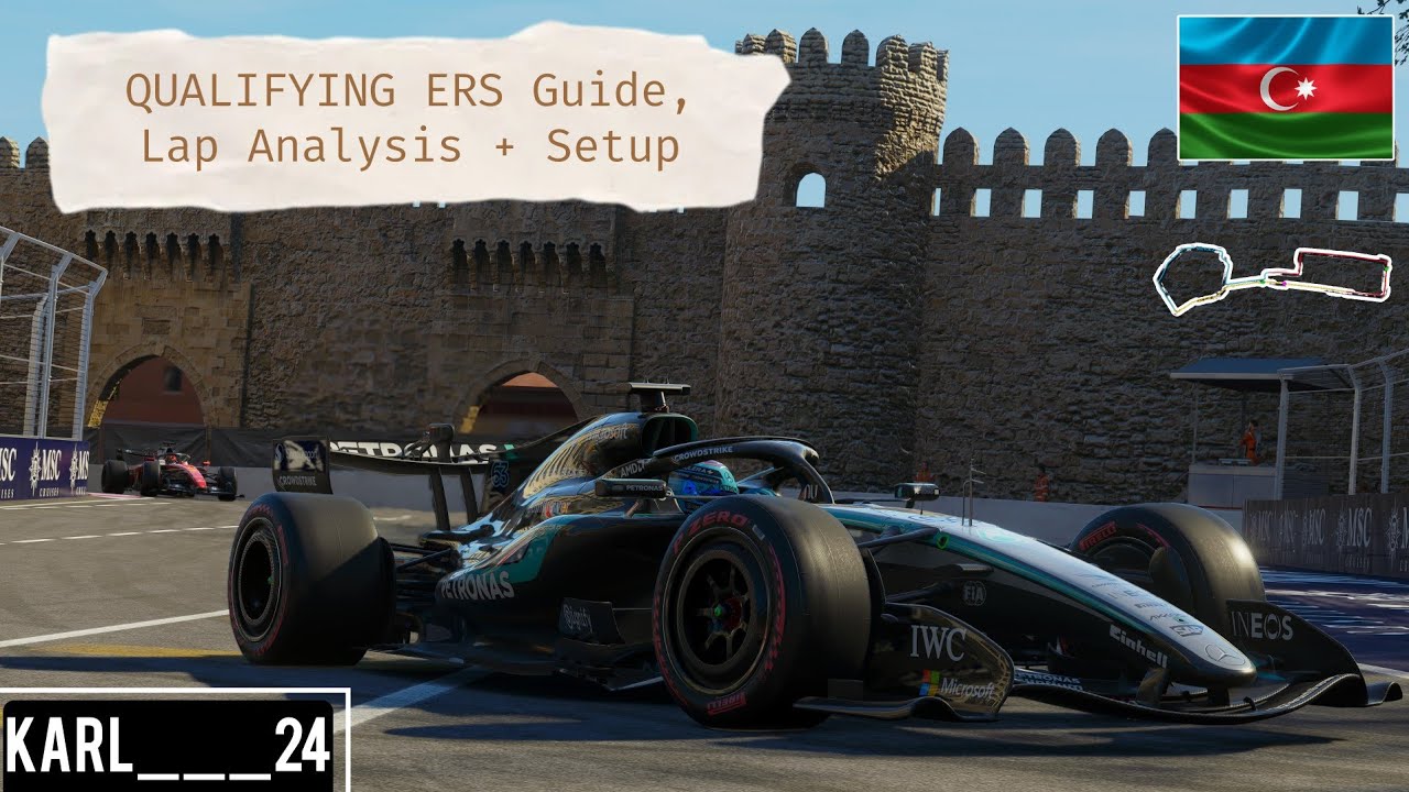 F1 26 BAKU 🇦🇿 QUALIFYING ERS GUIDE + Track Guide and SETUP (1:38.528) | KARL___24
