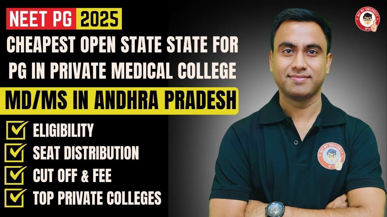 PG Medical in Andhra Pradesh 2025 | Cheapest MD/MS State, Cutoff, Fees, Eligibility & Top Colleges