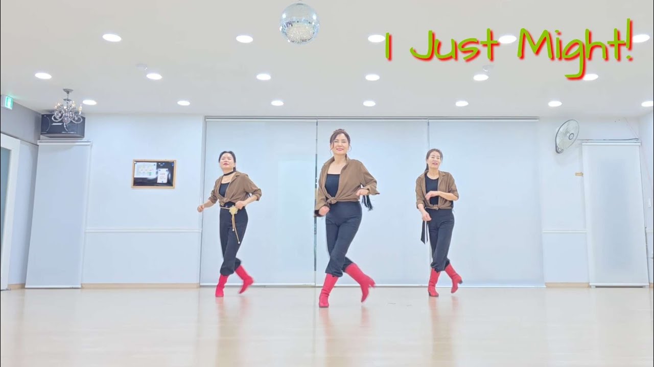 I Just Might!🍀 Line Dance Demo ##Bruno Mars ## 대구시 수성구 지산동 홍라인댄스 010- 5003 -2606