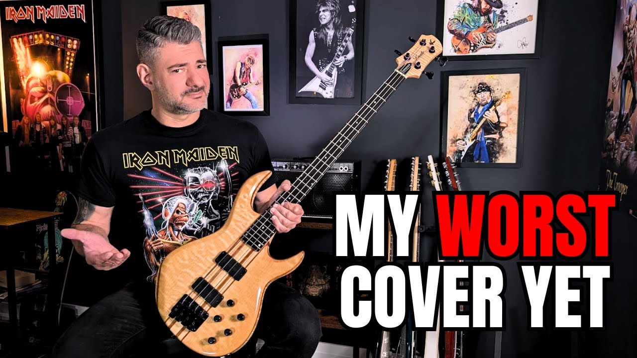Iron Maiden - Deja Vu: Bass Cover (Feel Like I've Been Here Before)