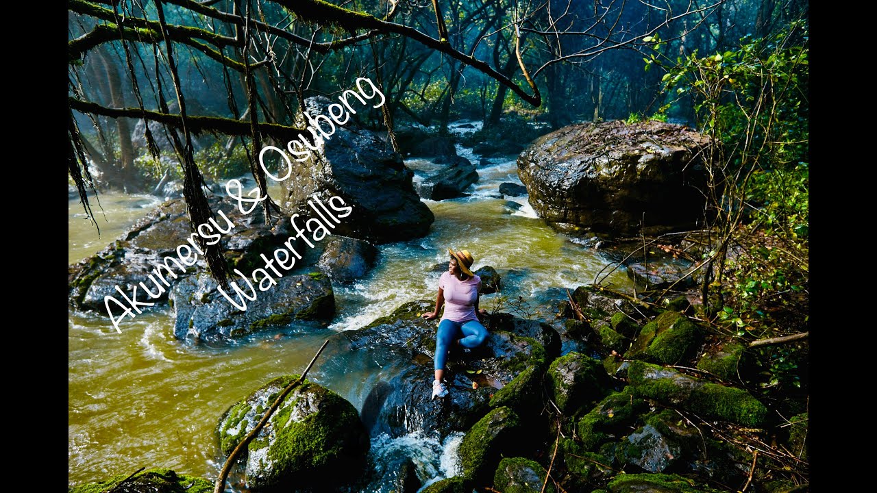 THE MOST BEAUTIFUL WATERFALLS IN GHANA - Akumersu & Osubeng, Eastern Region.