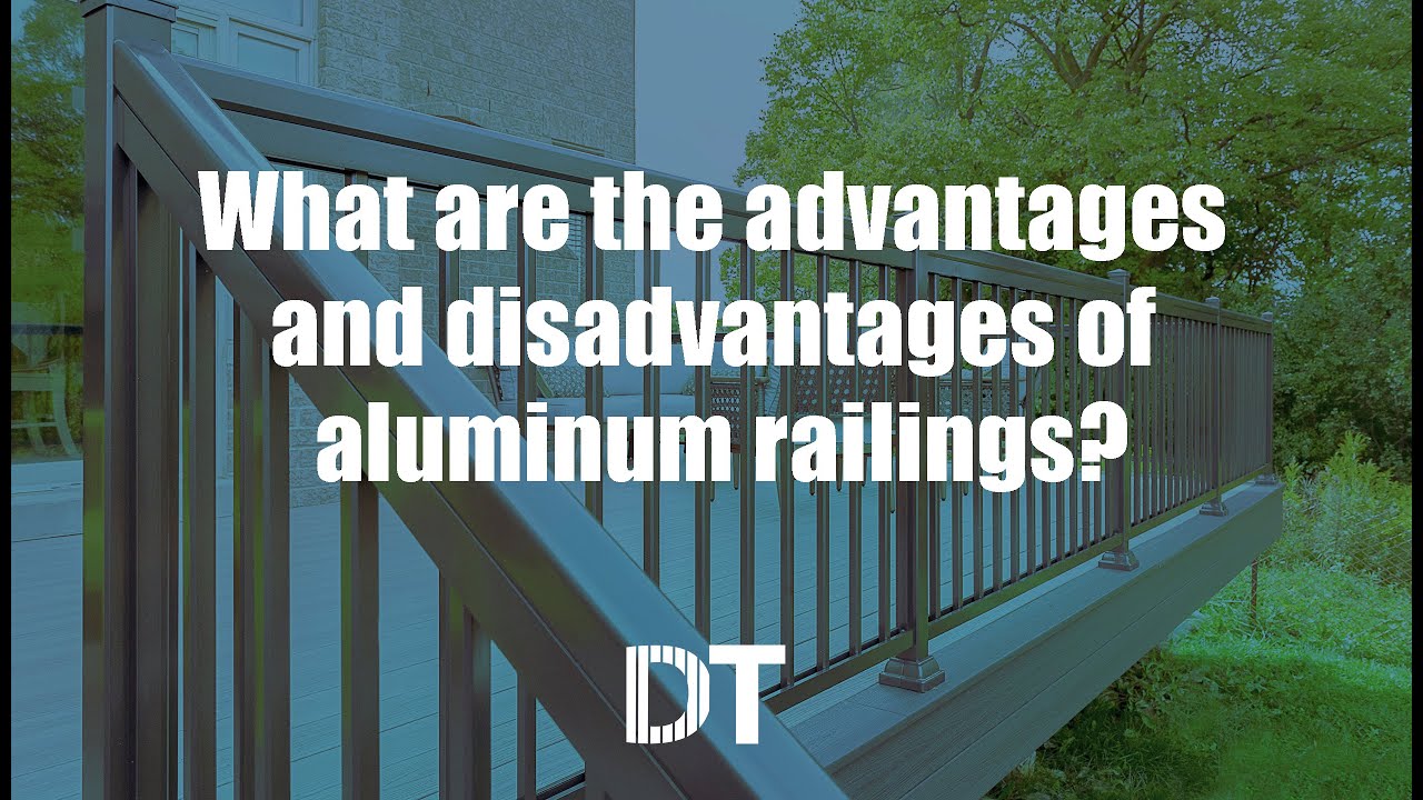 ALUMINIUM RAILINGS: advantages and disadvantages. Watch this before investing into railings!