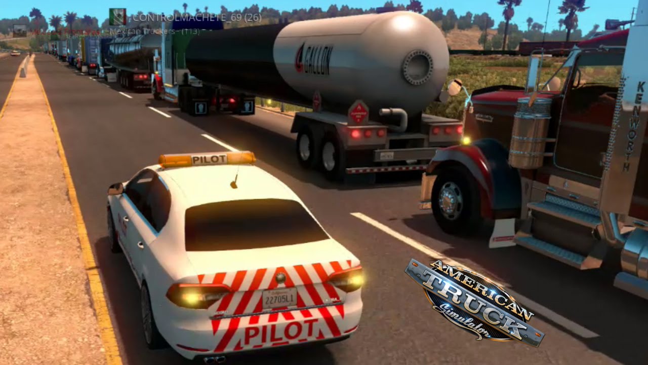 Multiplayer American Truck Simulator | Gran Convoy a San Francisco