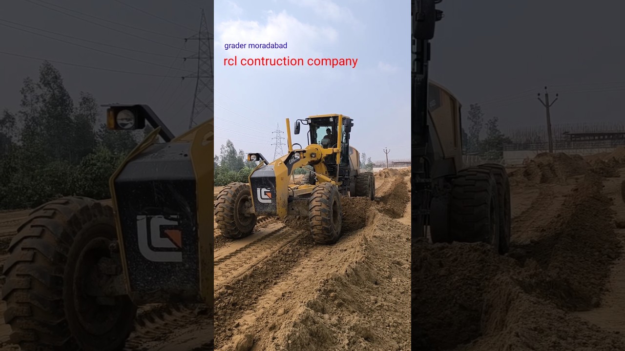 Rcl construction company #youtubeshorts #grader moradabad #catequipment #graderlover #jcb #excavator